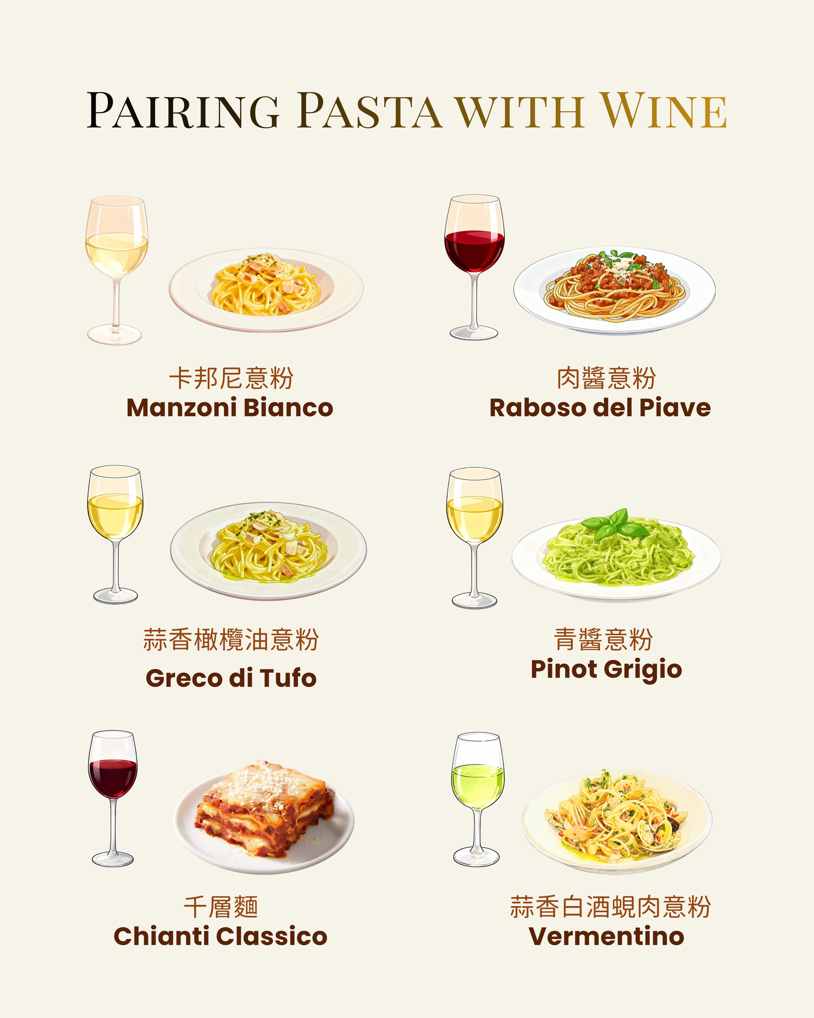 Pasta × Wine：風土的美味化學作用