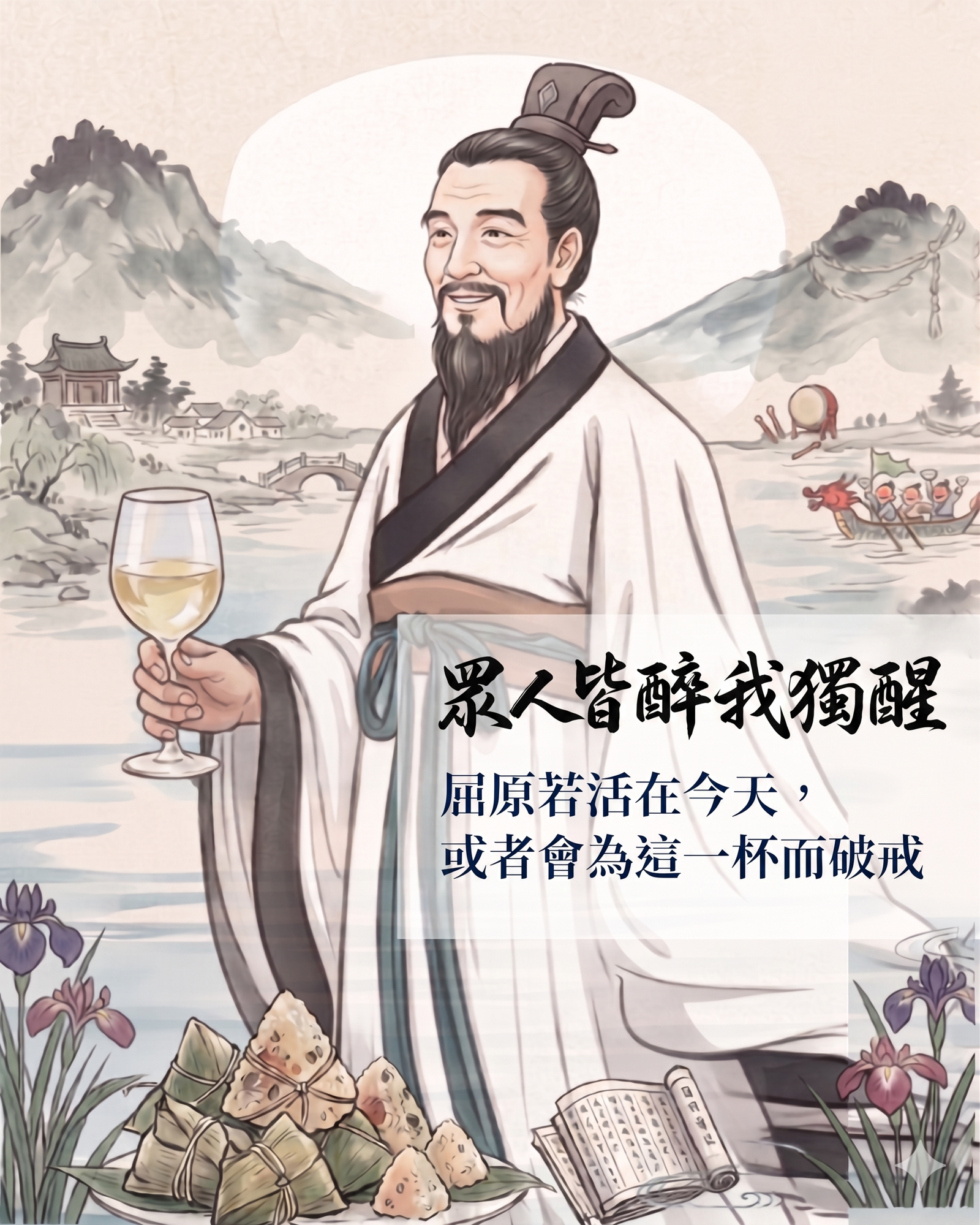 屈原或許也會為這杯破戒