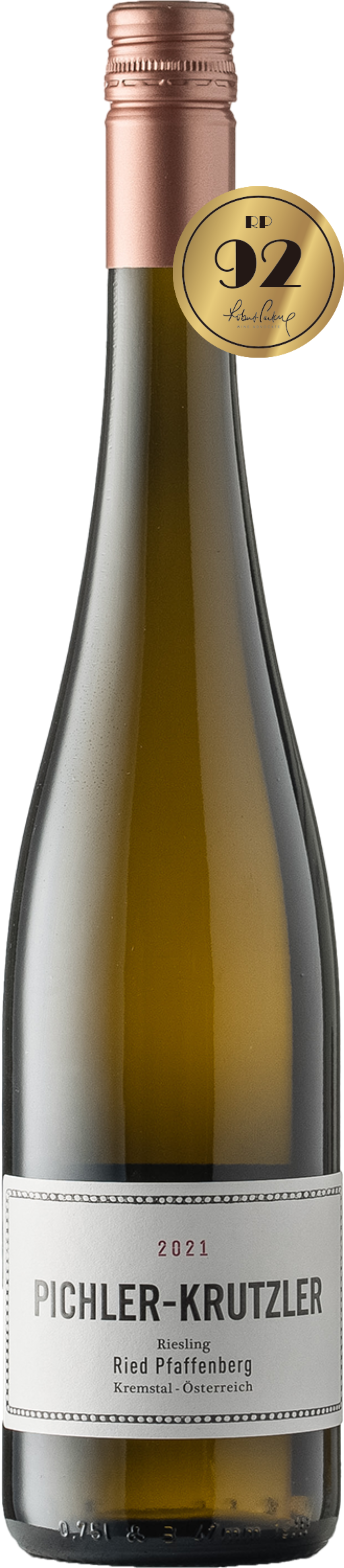 奧地利明日之星 - Pichler-Krutzler Riesling "Ried Pfaffenberg" Alte Reben 2021 (Old Vines) (RP:92)