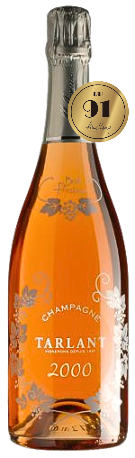 珍貴絕版小農香檳 <br> Champagne Tarlant Rosé Prestige Millesime Extra Brut 2000 (RP:91)