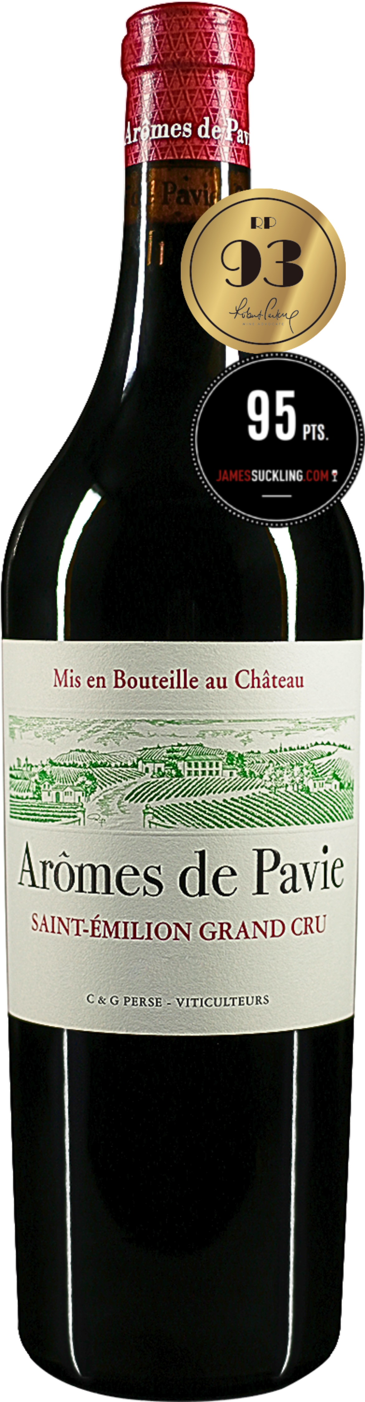 Aromes de Pavie 2020 (RP: 91-93, JS:95)
