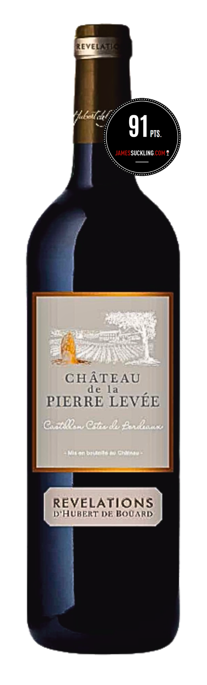 Angelus 大金鐘莊主 Hubert d'Bouard 監督 - Chateau de la Pierre Levée 2020 (JS: 91; HVE 3)