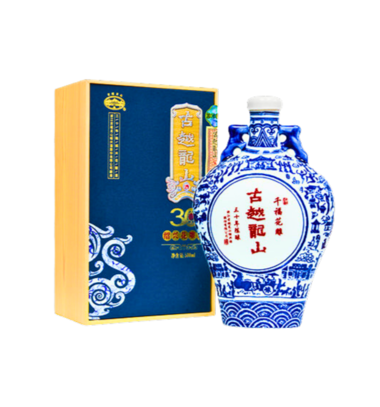 古越龍山 千福三十年紹興花雕酒 (禮盒裝) Gu Yue Long Shan 30 Years Old Huadiao (Giftbox) [500ml]