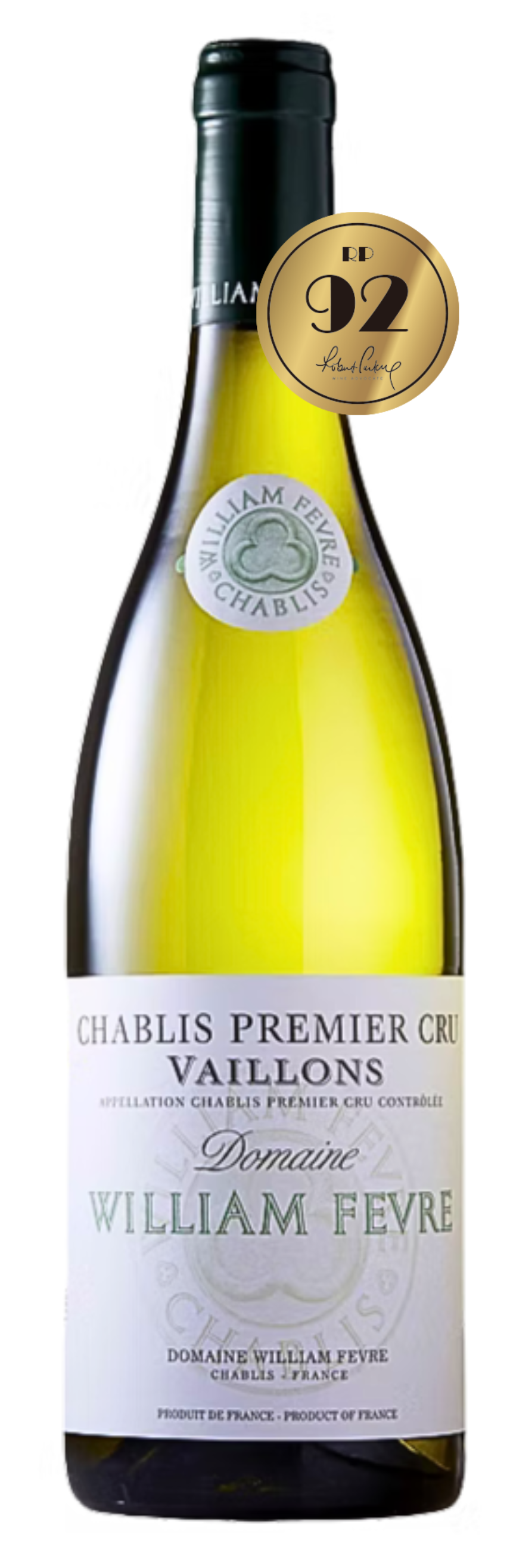 Domaine William Fevre Chablis 1er Cru Vaillons 2021 (RP: 92, Allen Meadows: 91-93)