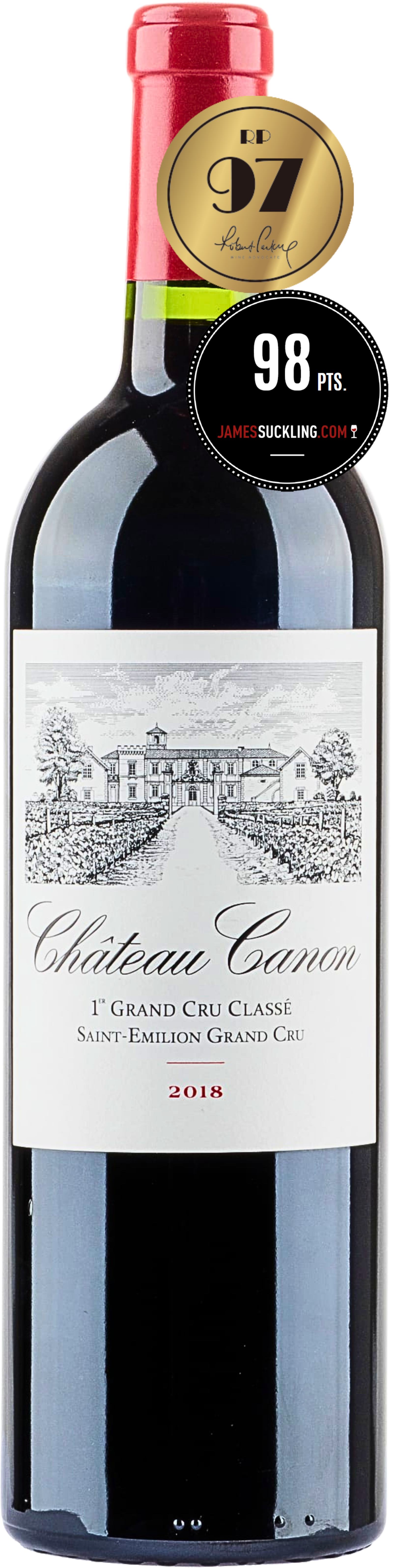 Château Canon 2018 (RP:97+, JS:98)
