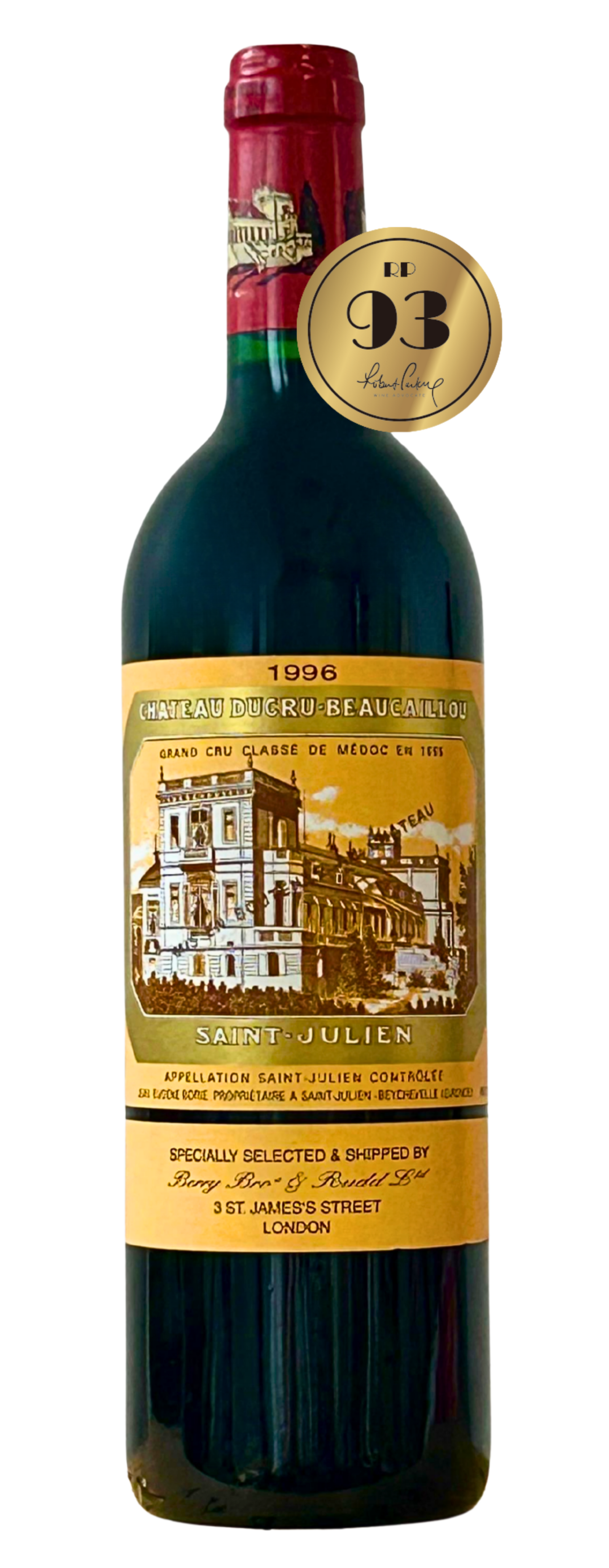 Château Ducru-Beaucaillou 1996 (RP:93)