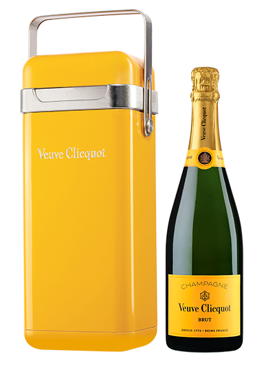 Clicquot Cooler - Champagne Veuve Brut Yellow Label NV (Decanter: 94, Bettane + Desseauve: 93)