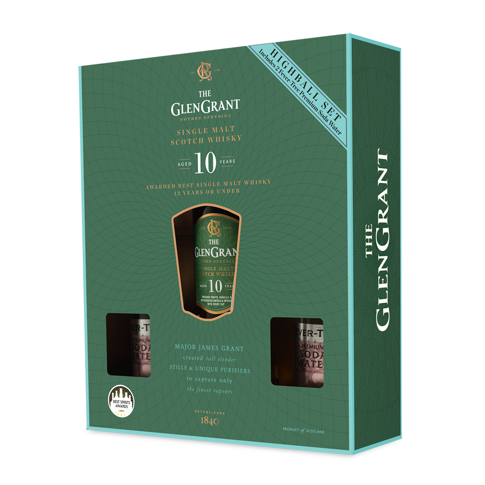 Glen Grant 10 Year Old Whisky Highball Gift Pack