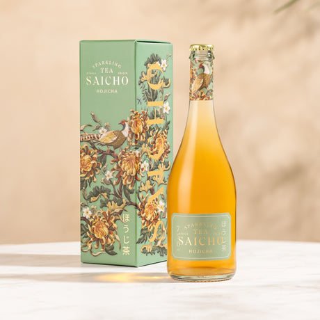 Saicho 'Hojicha' Sparkling Cold Brewed Tea with Gift Box (0% Alc)