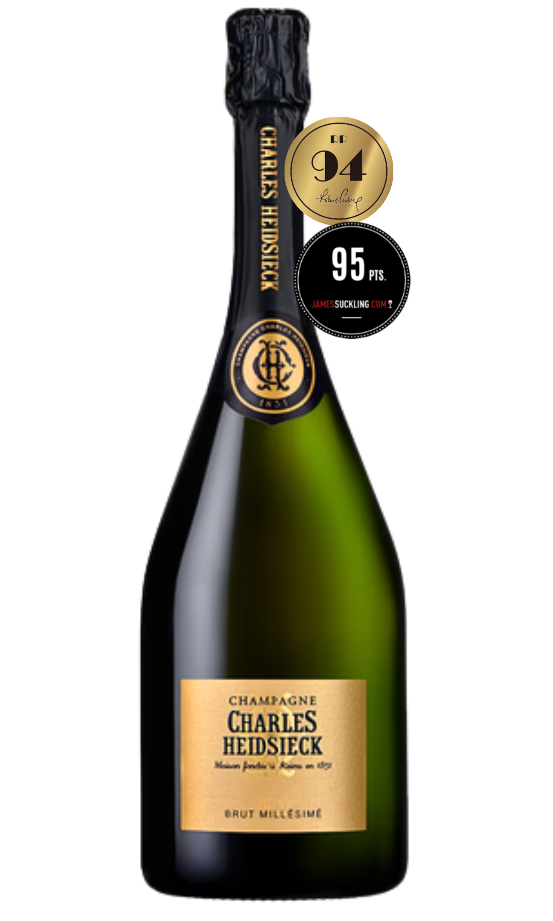 Charles Heidsieck Brut Millésimé 2012 Magnum 1.5L <br>(RP:94, JS:95)