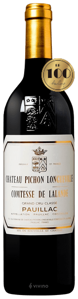 Château Pichon Longueville Comtesse de Lalande 2016 (RP:100)