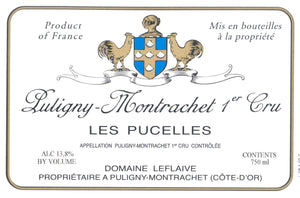 Domaine Leflaive Puligny-Montrachet 1er Cru "Les Pucelles" 2009 (AM:93)