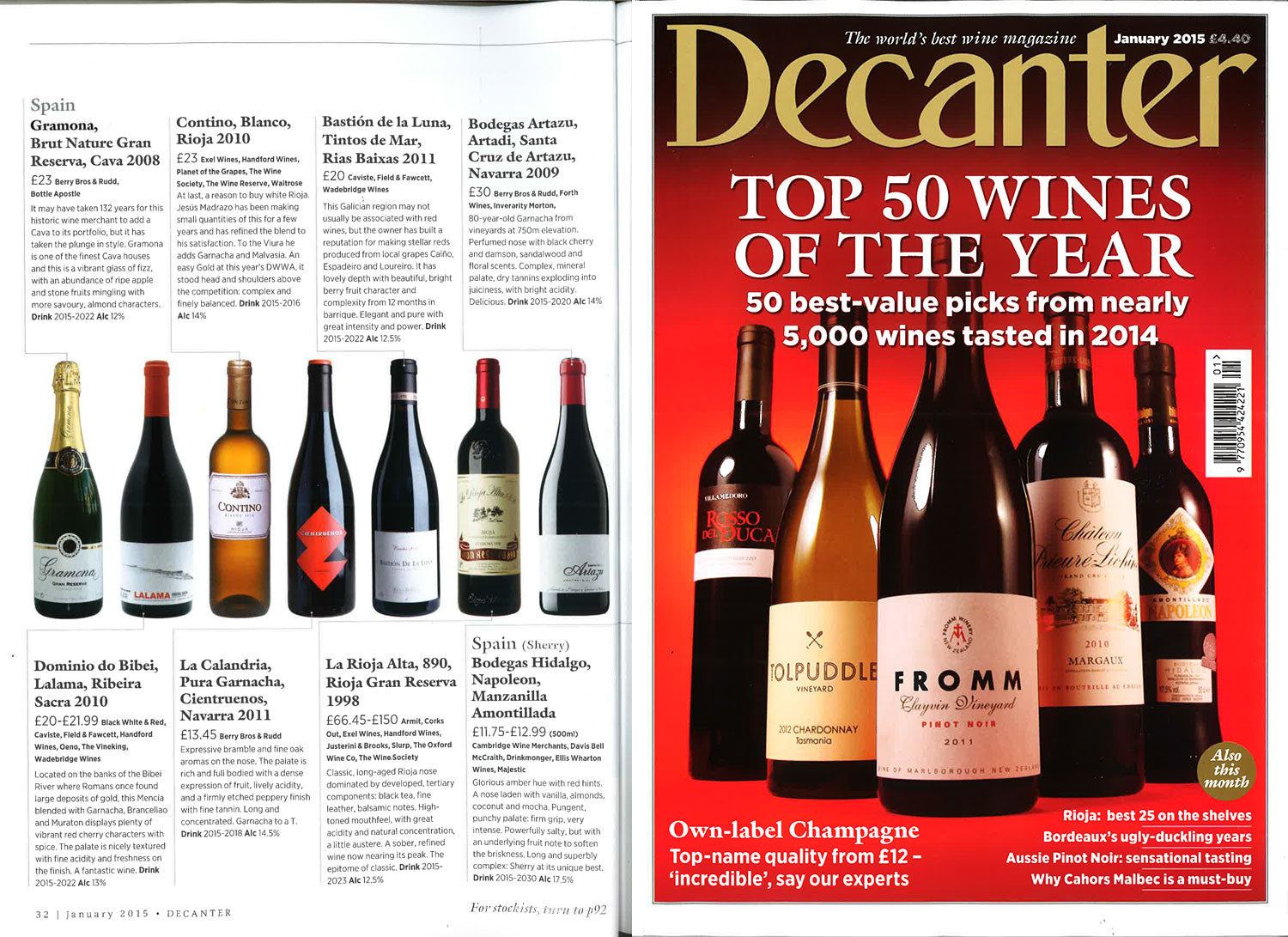 西班牙之後花園 - Dominio do Bibei Lalama 2010 (Vinous: 92; Jancis Robinson:16)