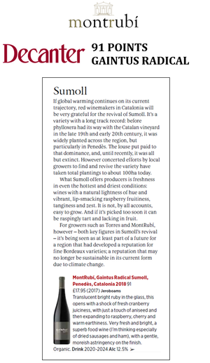 Heretat MontRubi Gaintus Radical 2017