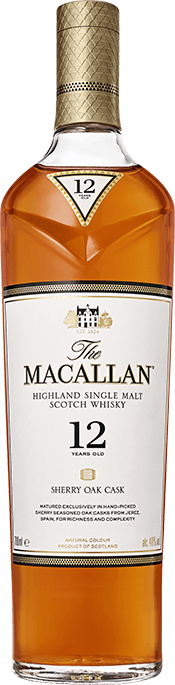 Macallan 12 Year Old Scotch Whisky Sherry Oak w/Box (Online Special)